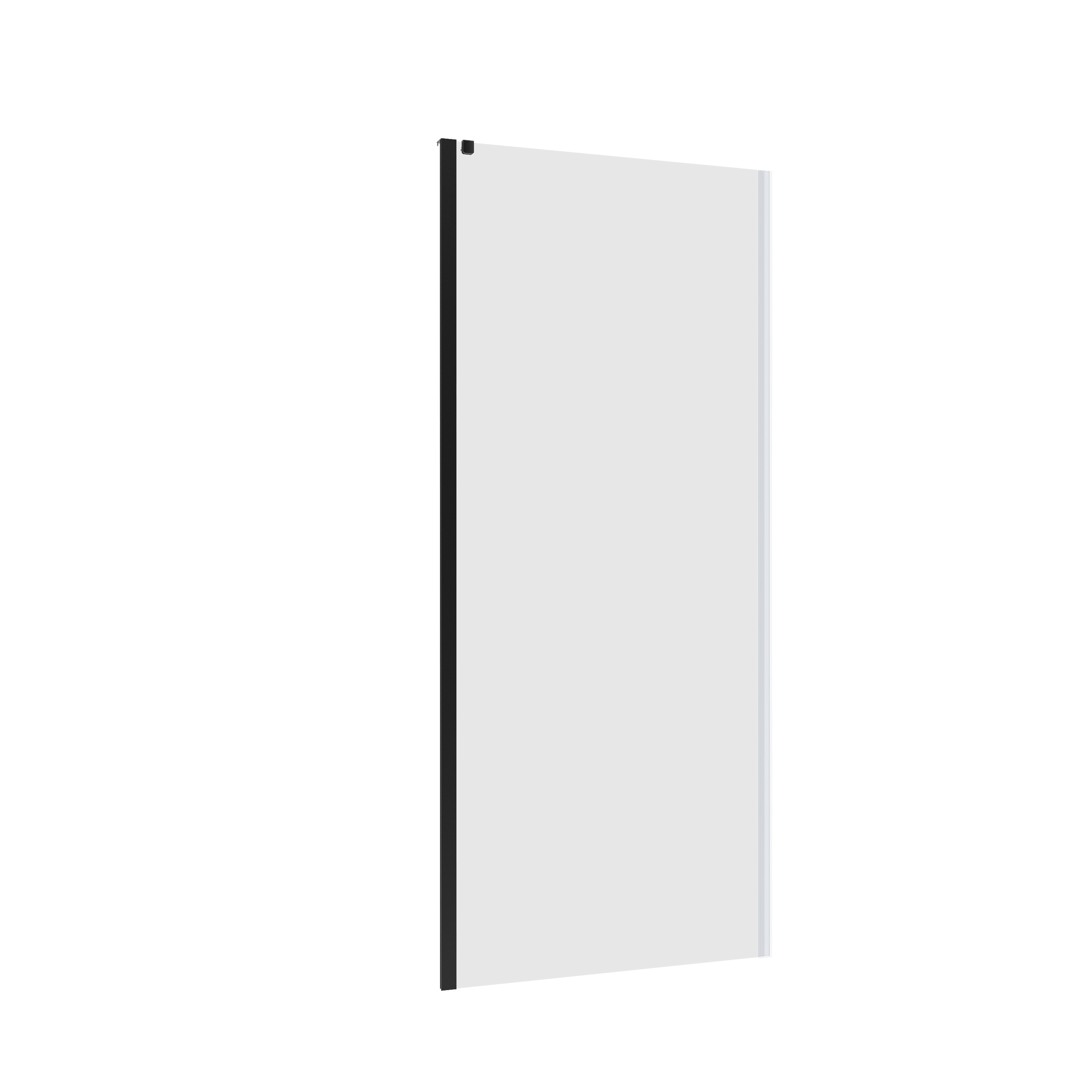 Ścianka prysznicowa do drzwi uchylnych Neo 90 x 200 cm czarna Sensea