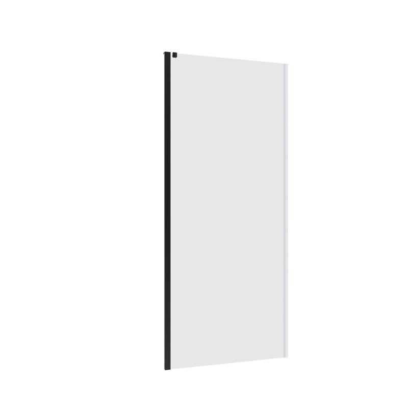 Ścianka prysznicowa do drzwi uchylnych Neo 90 x 200 cm czarna Sensea