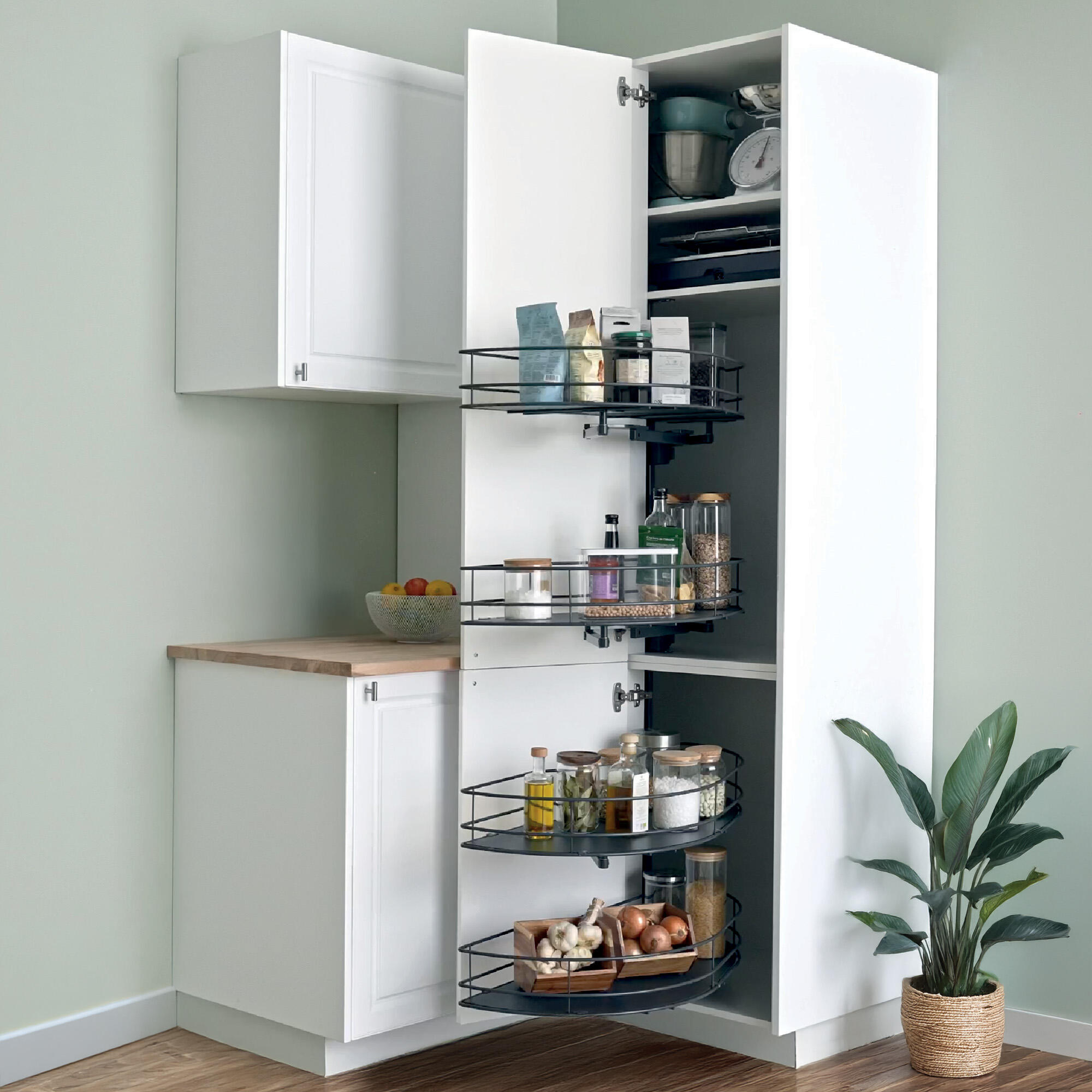 Mueble de cocina rincón DELINIA ID gris 106x137.6cm (ancho x alto) - 4