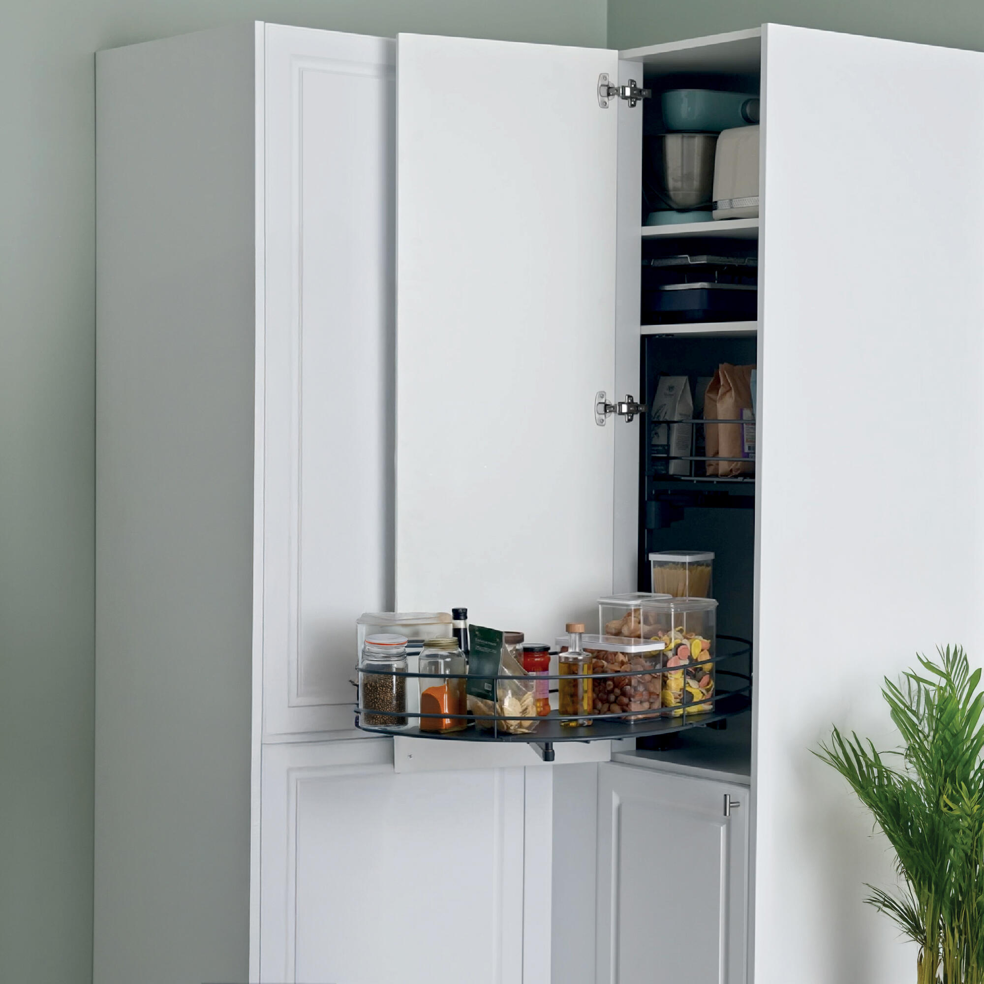 Mueble de cocina rincón DELINIA ID gris 106x137.6cm (ancho x alto) - 3