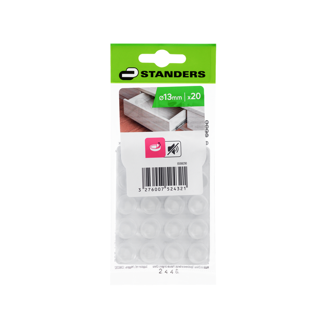 Odbojnik samoprzylepny do mebli 13 mm 20 szt. Standers
