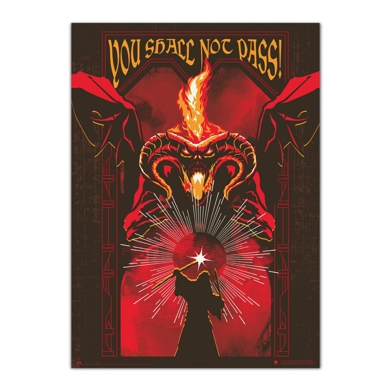 Póster luminiscente SEÑOR DE LOS ANILLOS 50x70 cm - 2