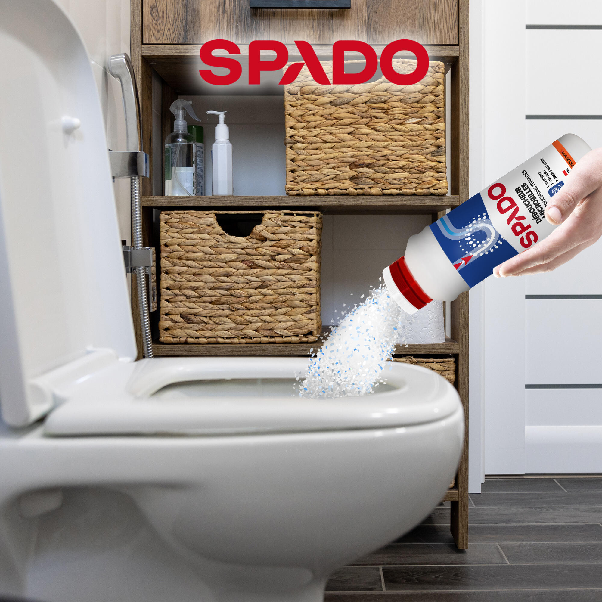 Déboucheur microbilles eau froide spécial bouchons tenaces 500 g - SPADO - 5