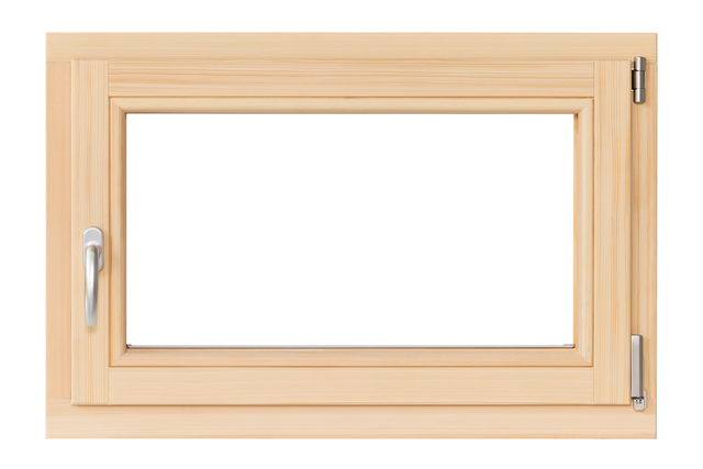 Okno drewniane sosnowe 3-szybowe fasadowe LM 90 O2 865x535 mm rozwierno-uchylne prawe do wewnątrz Lupol