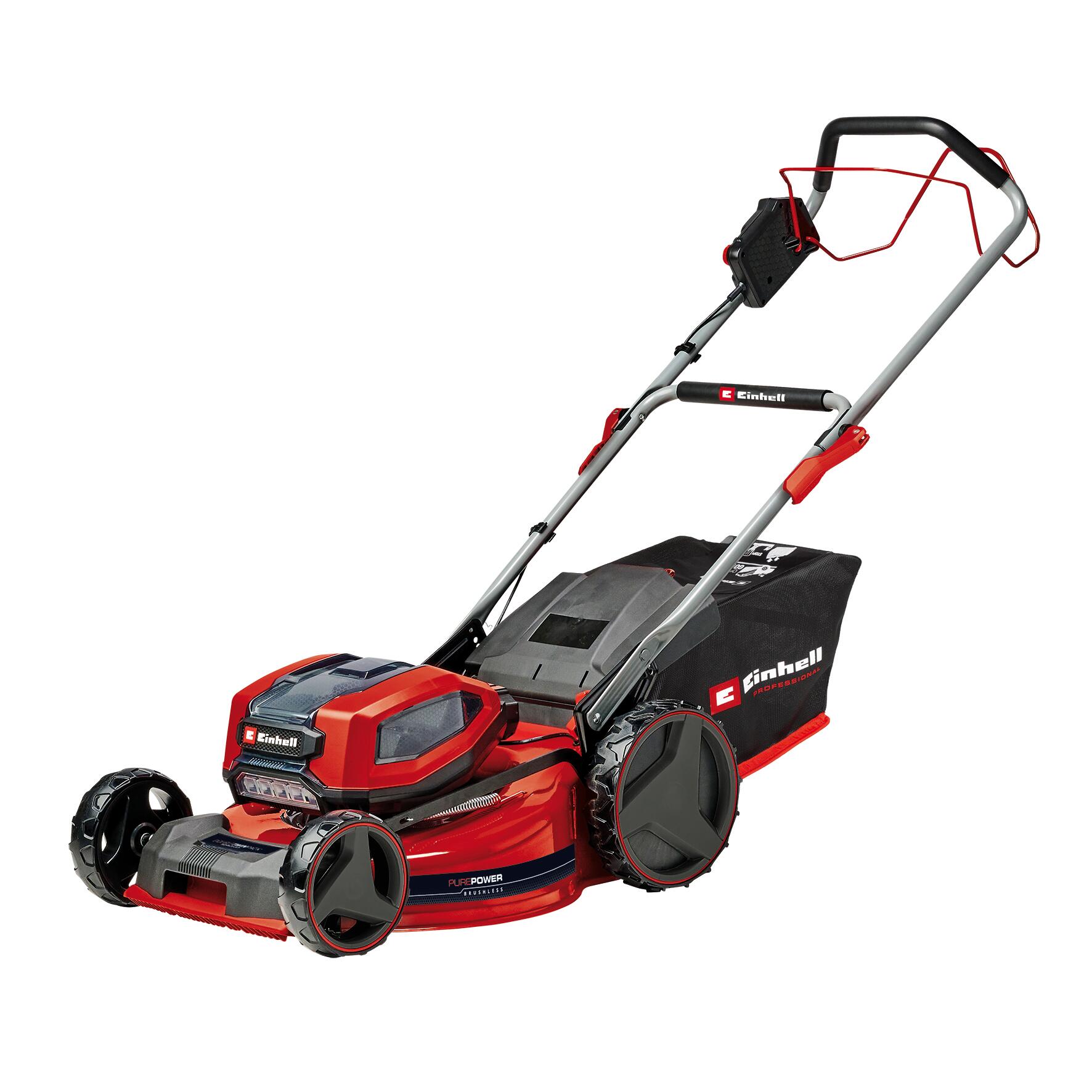 Cortacésped de batería einhell power x-change 36v gp-cm 36/52 s li bl 36v 51 cm ancho de corte con batería y cargador incluidos