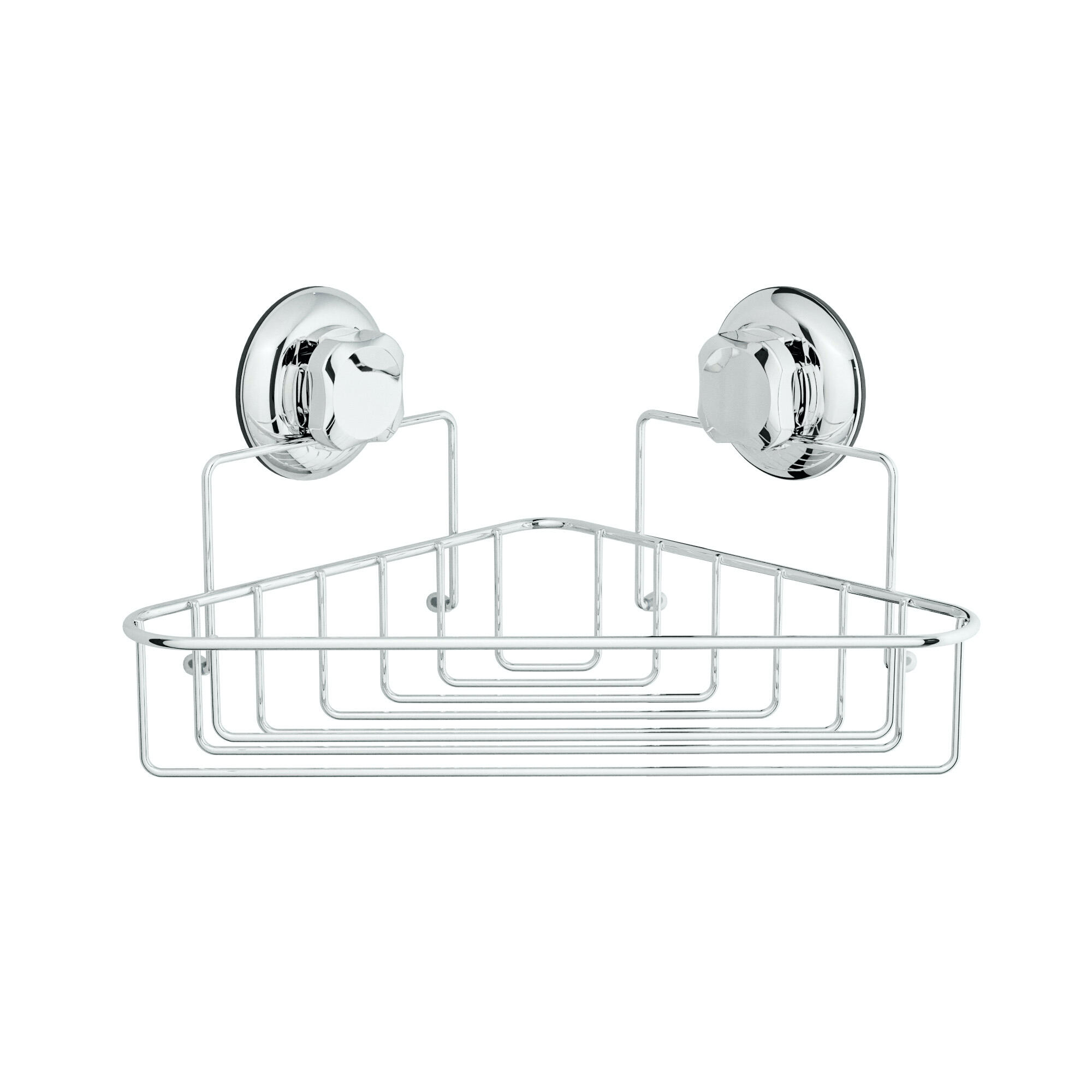 Organizador de ducha bestlock 3.0 gris / plata 23.8x12.8x23.8 cm