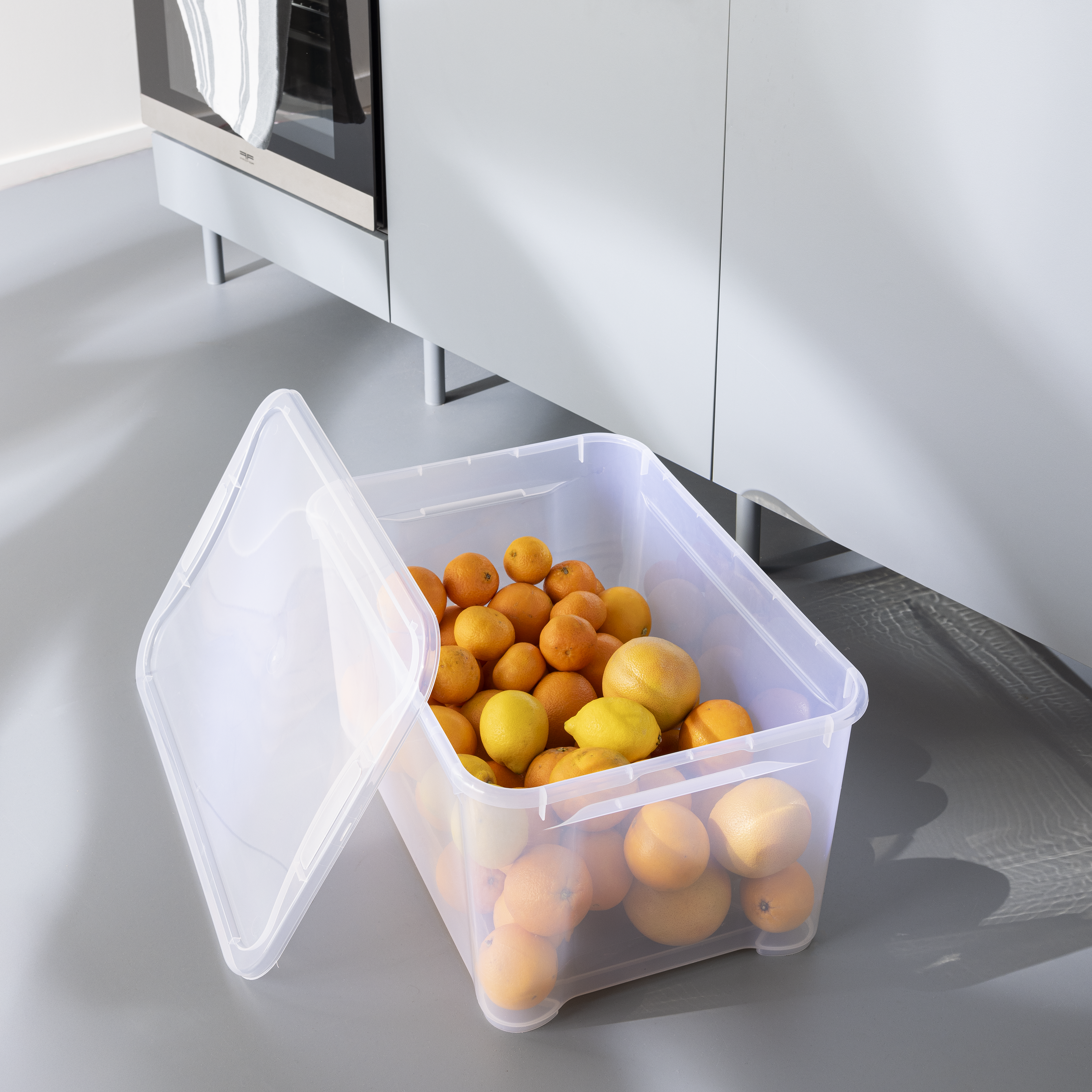 Caixa de arrumação empilhável 28.5X55.5X39CM 45L - 4