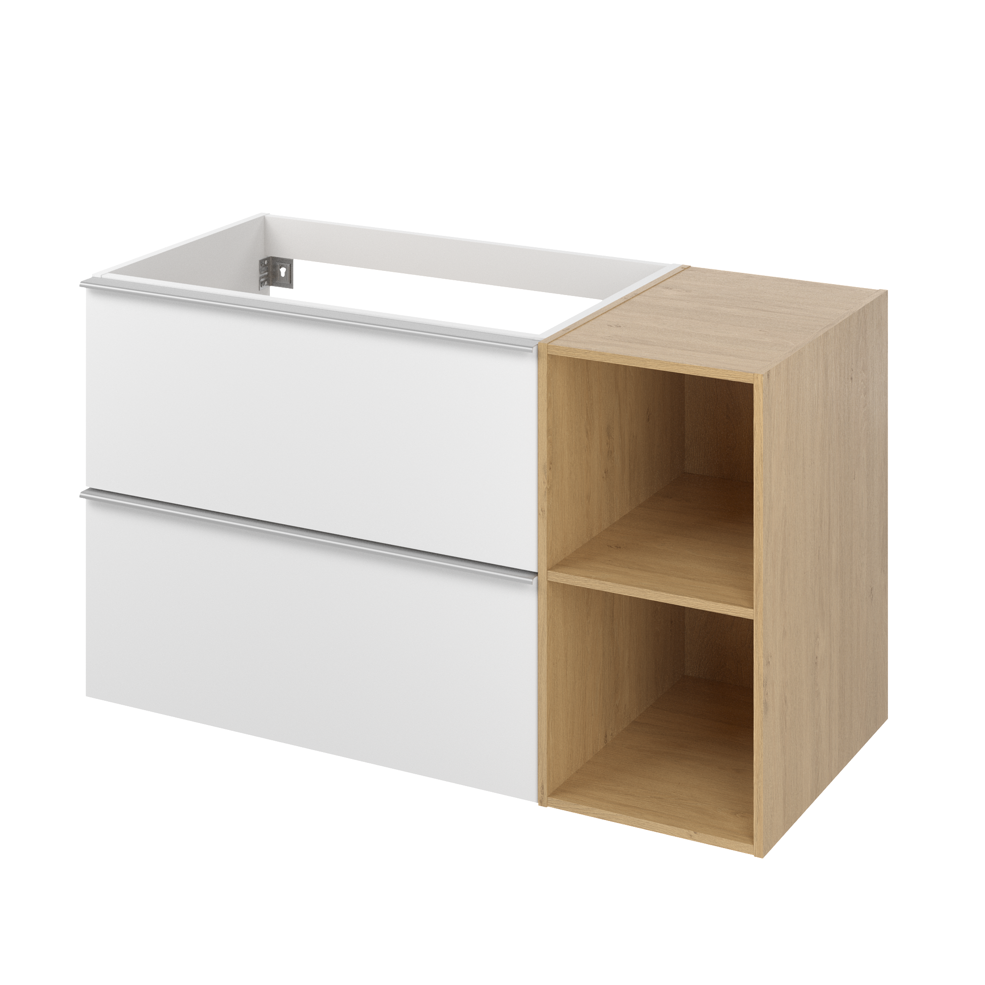 Mueble de baño modern blanco 100x45 cm