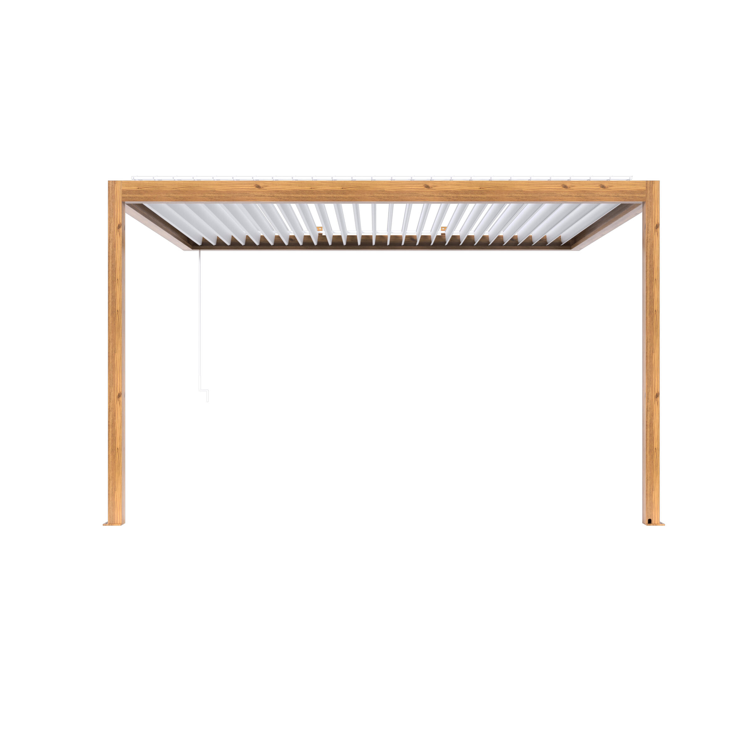 Pérgola de aluminio Bolonia blanco de 300x400 cm - 2