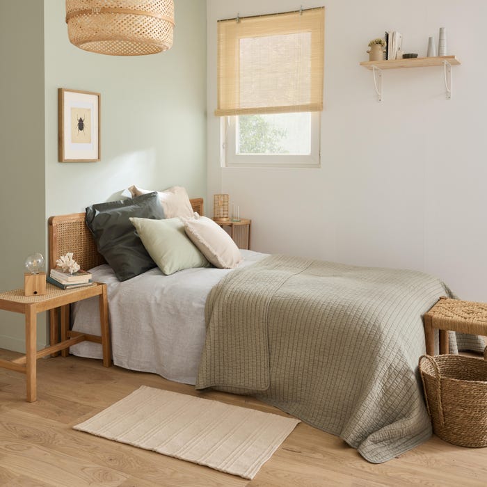 Etagère murale en pin avec équerre style Nature