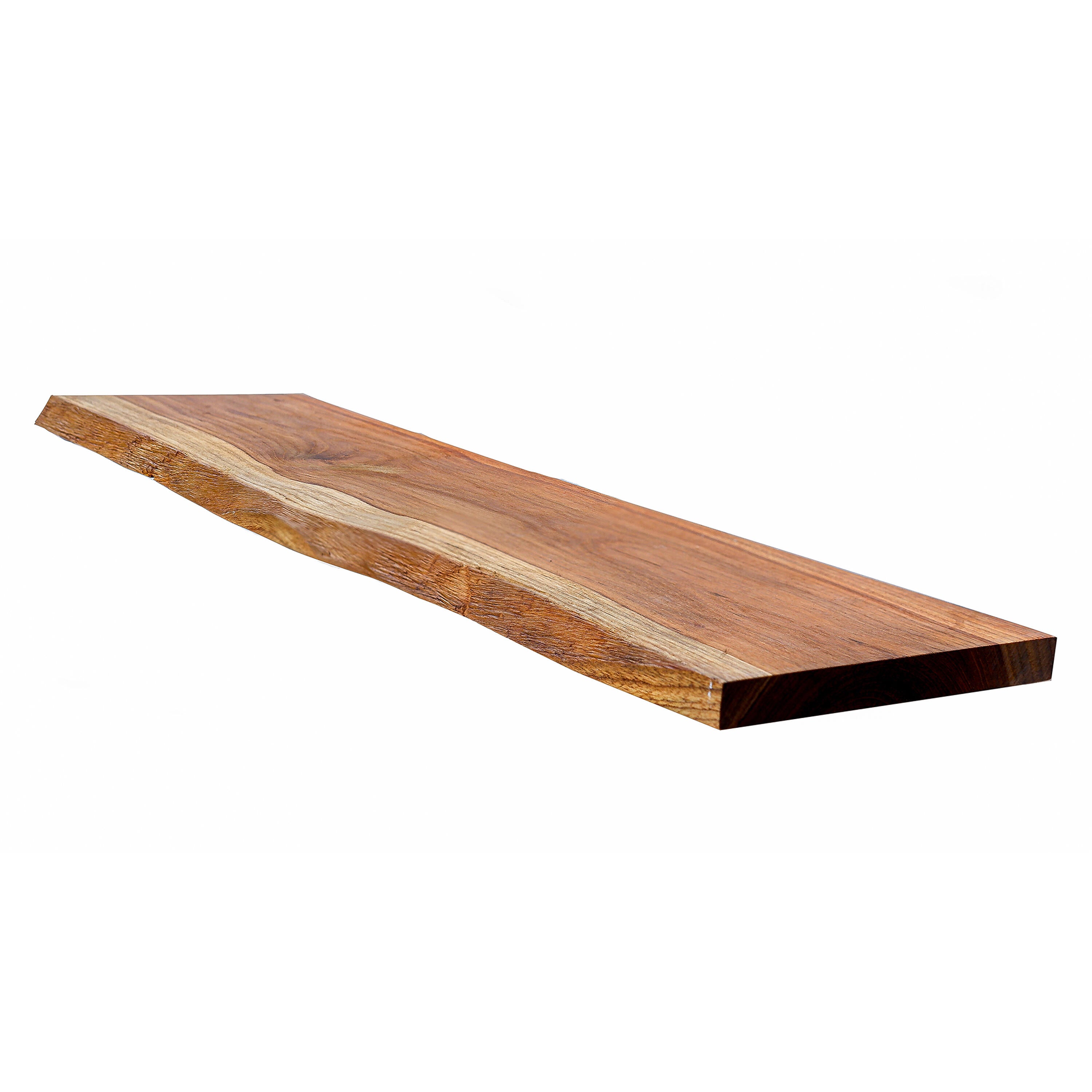 Mensola a muro in legno L 120 x P 18 cm colore miele - 5
