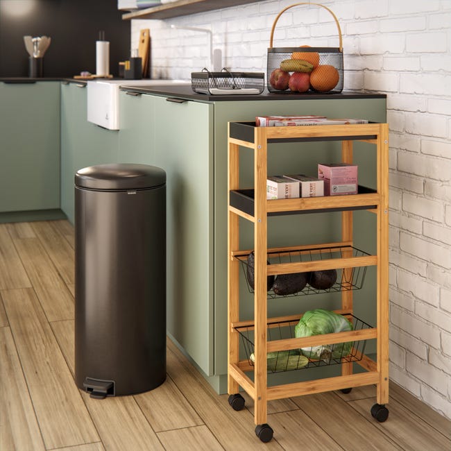 Cubo Pedal Brabantia Cubo De Pedal 30 Litros Brabantia Negro Mate