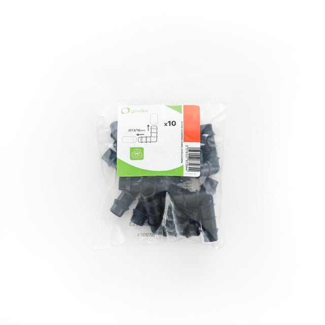 Lot de 10 Raccord coudé pour arrosage GEOLIA