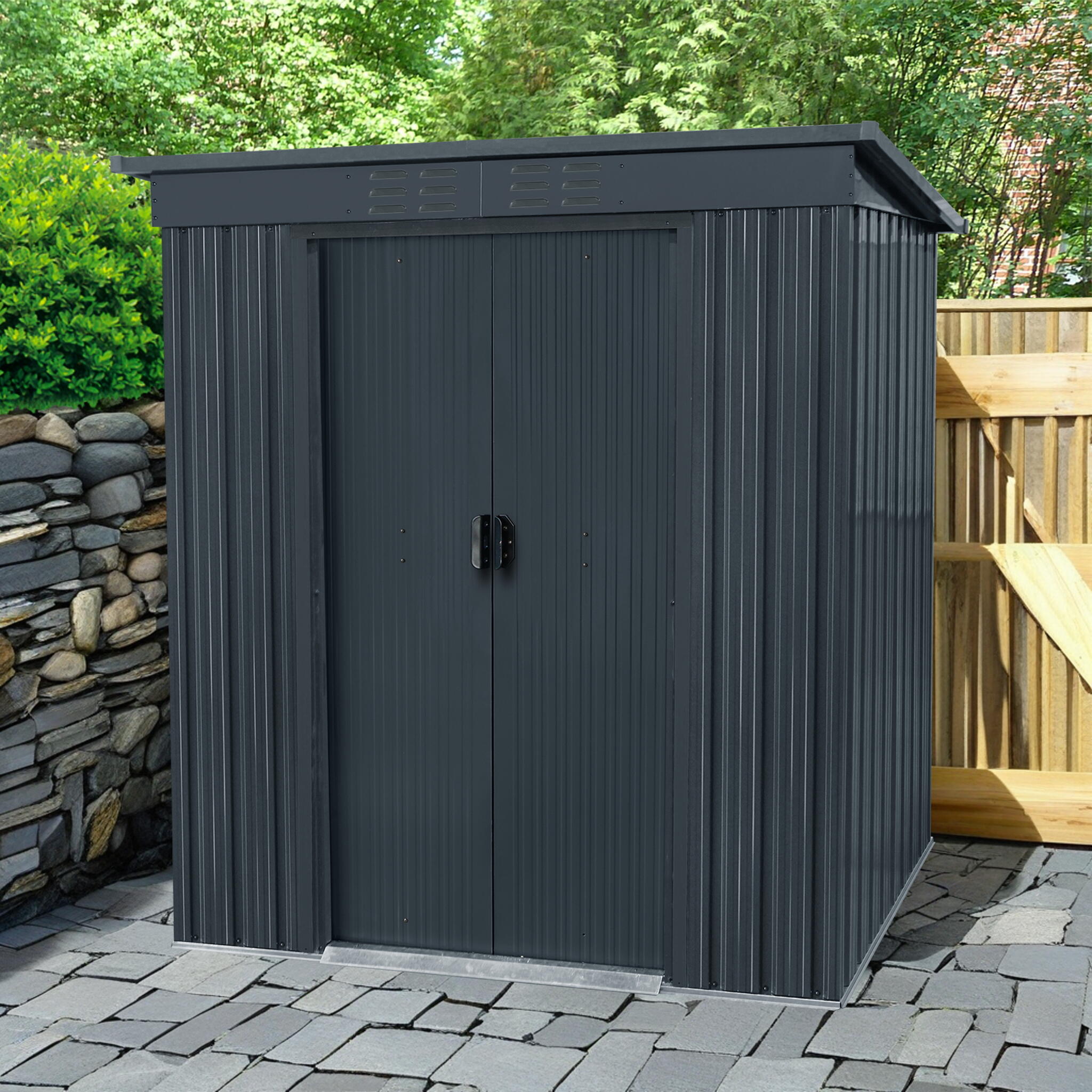 Abri de jardin acier, 1.9 m², Ep. 0,3 mm, Naterial Orizaba - 4