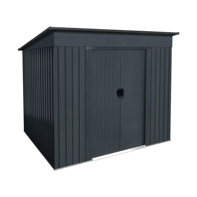 Abri de jardin acier, 4.6 m², Ep. 0,33 mm, Naterial Irazu