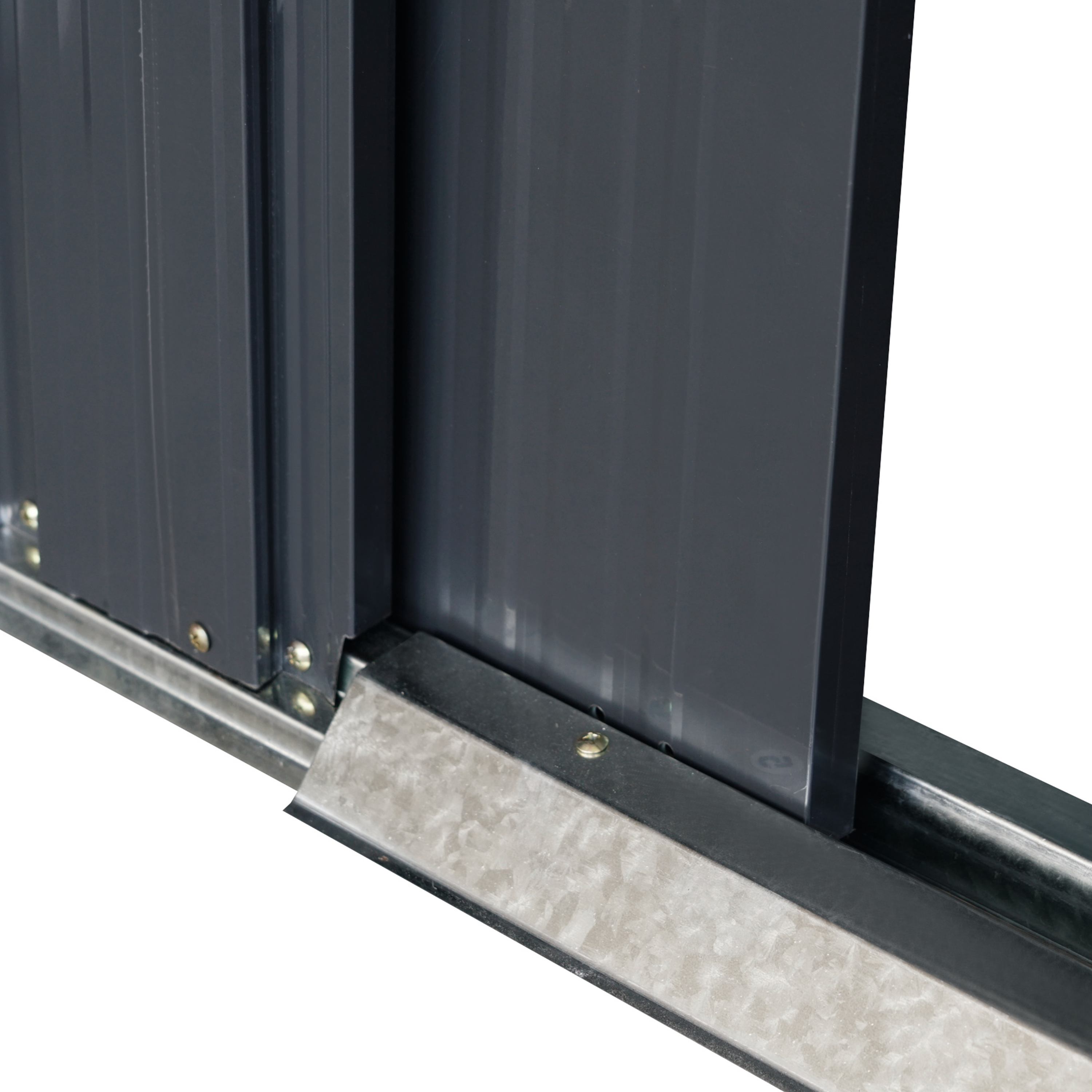 Abri de jardin acier, 2,10 m², Ep. 0,3 mm, Naterial Etna - 6