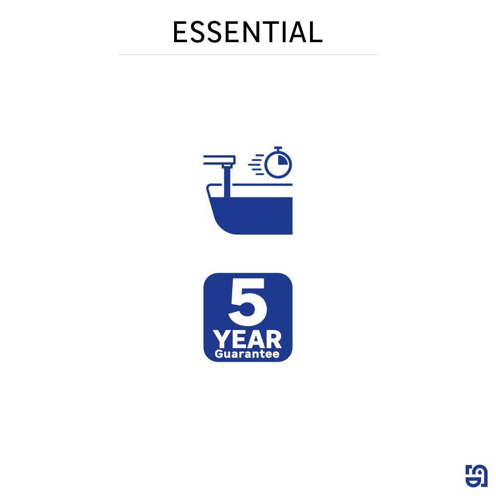 Mitigeur de bain mécanique chrome, Essential, SENSEA - 8