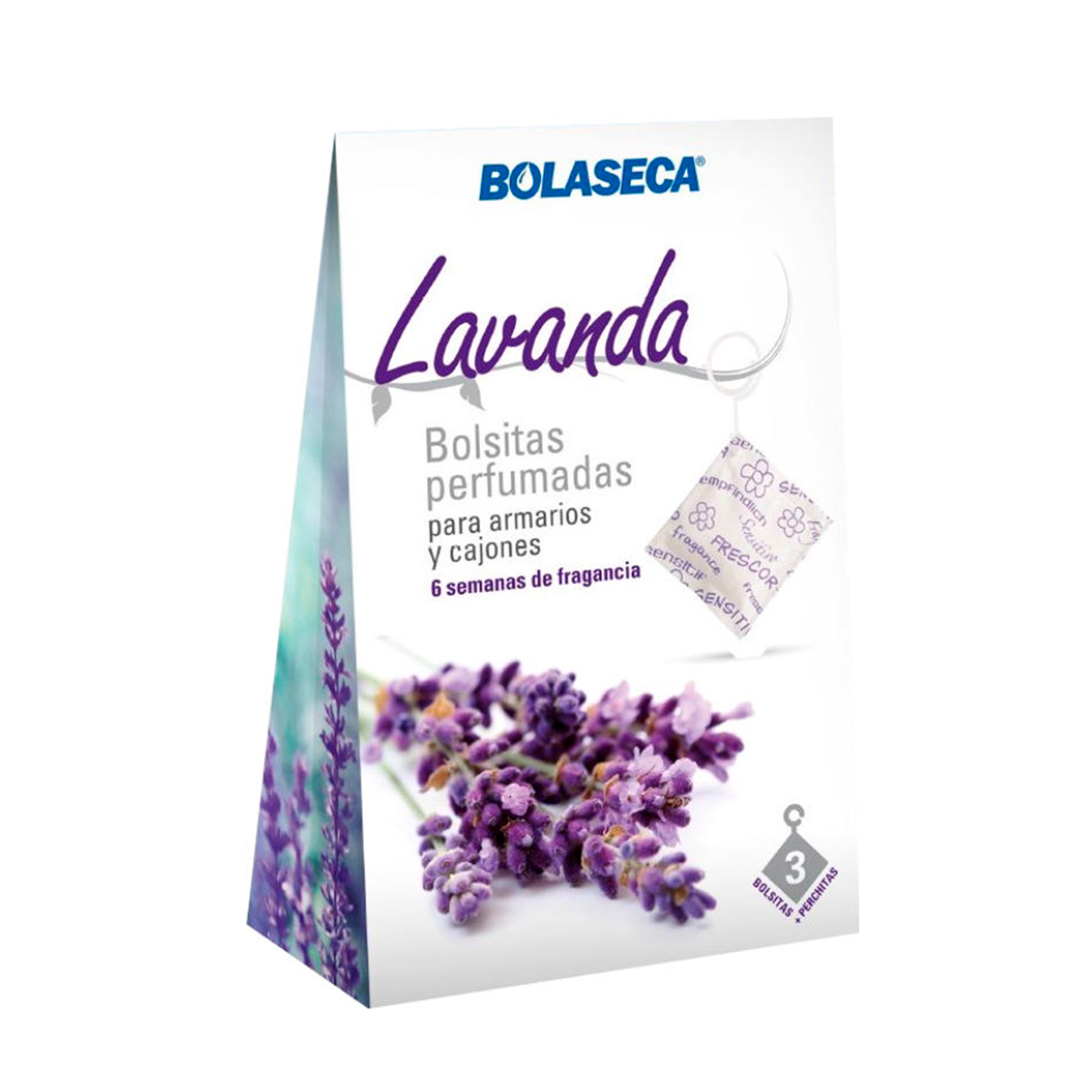 Conjunto 3 saquetas aromáticas para gavetas e roupeiros Bolaseca - 2