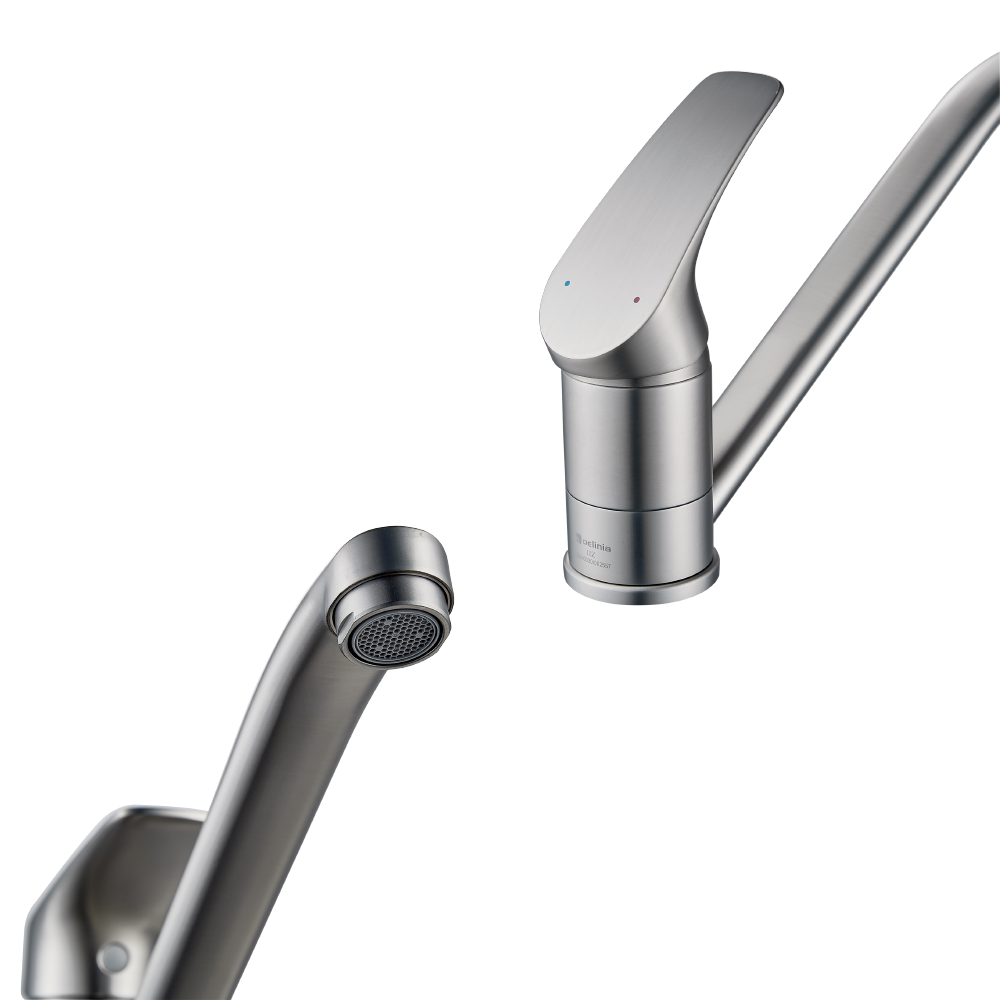 Mitigeur de cuisine façon inox, Kemi, DELINIA - 9