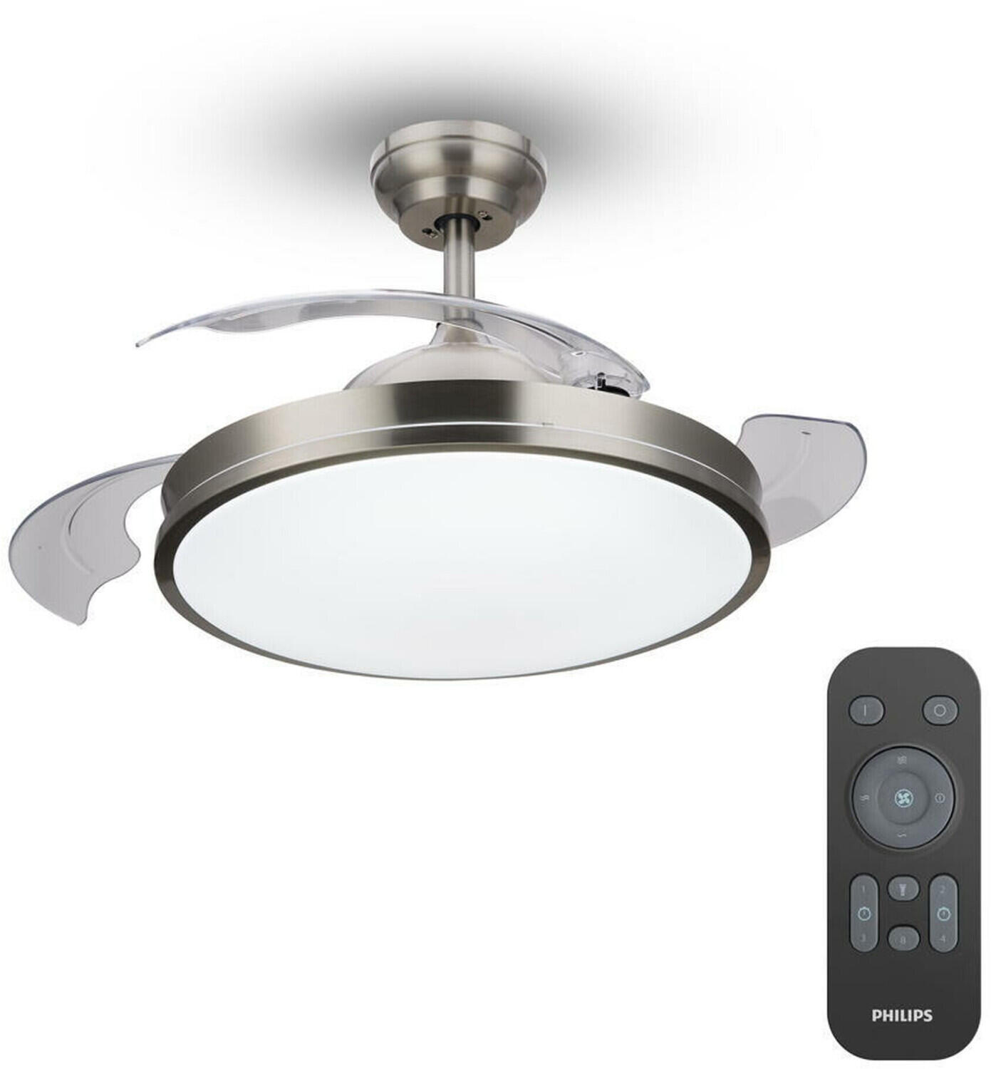 Ventilatore A Soffitto Con Luci LED Dimmerabile 48W: Telecomando, 3 Colori E 3 Velocità, Per Camera Da Letto