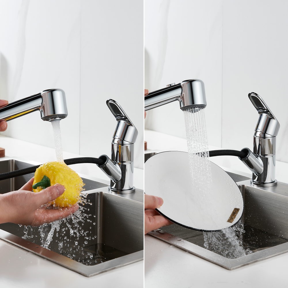 Mitigeur de cuisine chrome, Kemi, DELINIA - 4