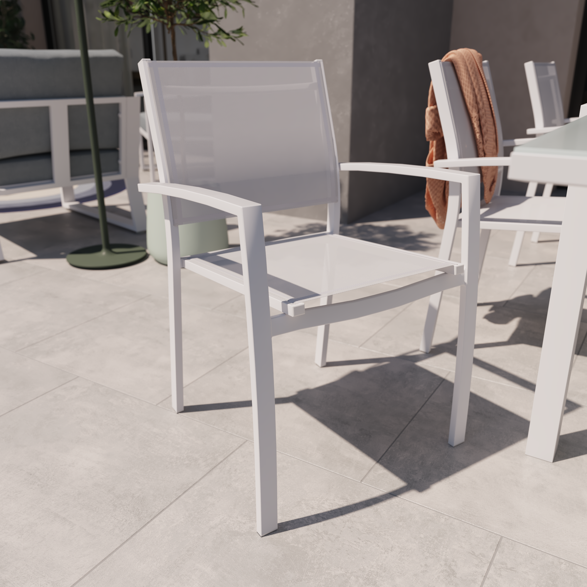 Fauteuil NATERIAL Lyra Beta blanc - 2