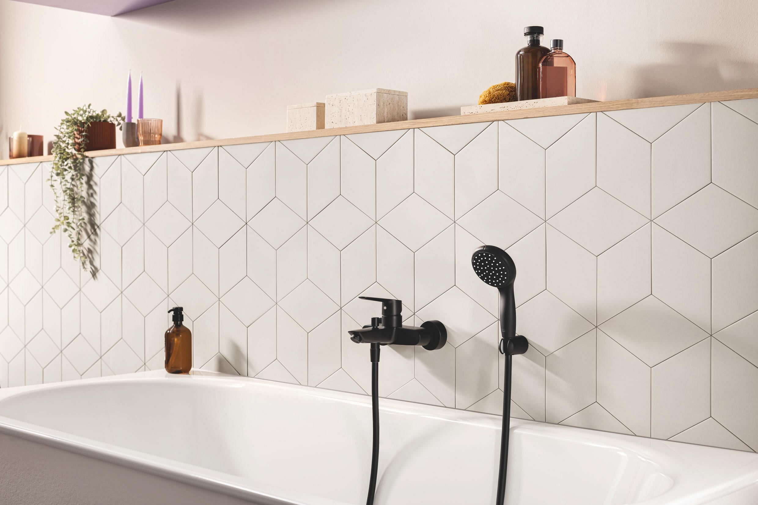 Mitigeur bain/douche mécanique - Noir - Start - 3