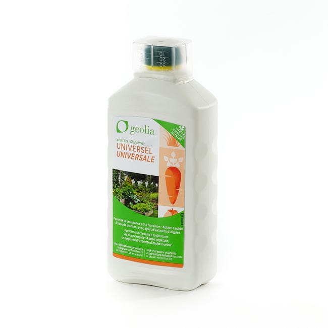 Concime Universale BSI Per Piante Da Interno E Balcone - 1 Litro - NPK 6-5-6 Con Oligoelementi