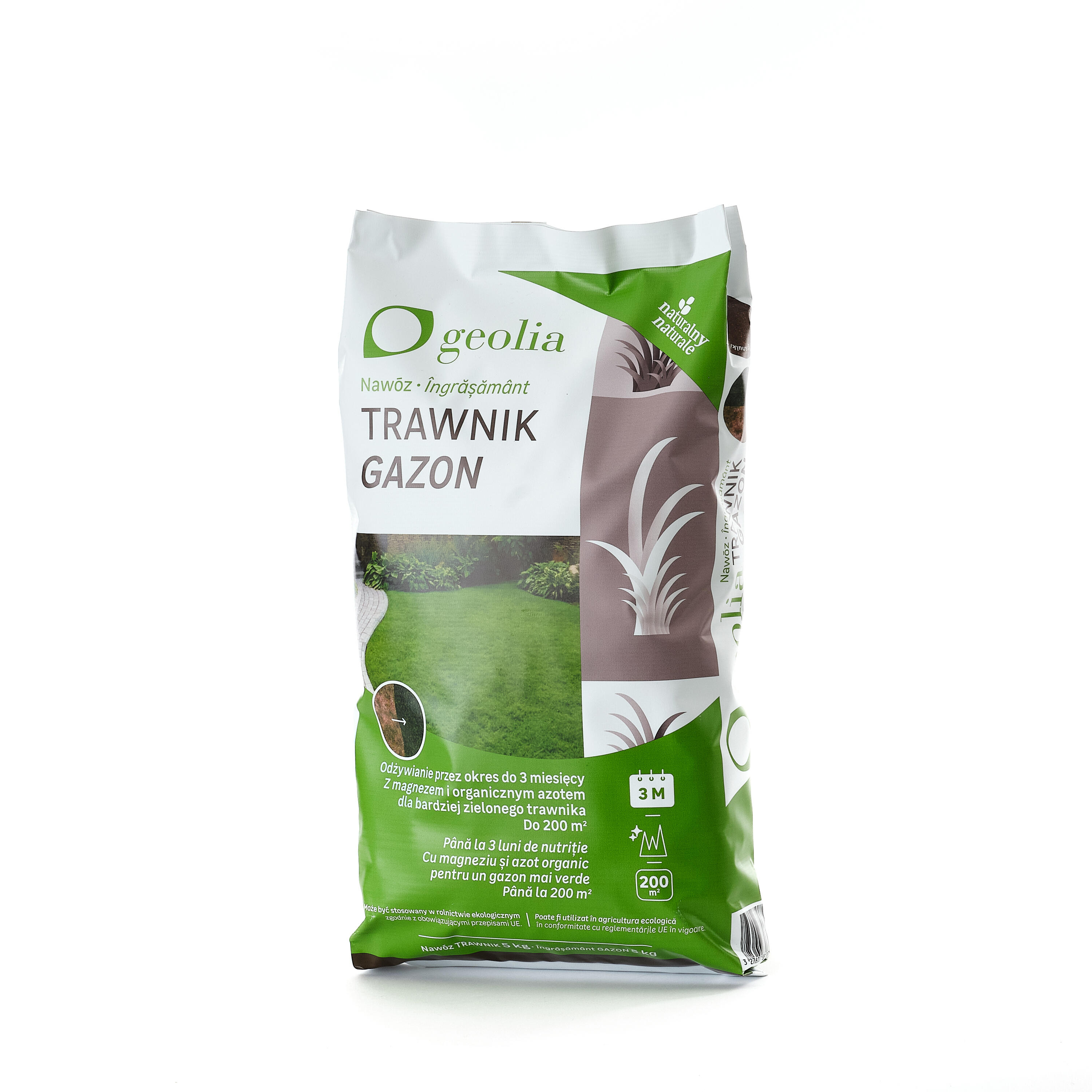 Nawóz do trawnika organiczny 5kg Geolia