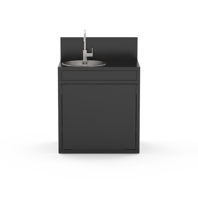 Support évier pour cuisine extérieure FORGE ADOUR, noir