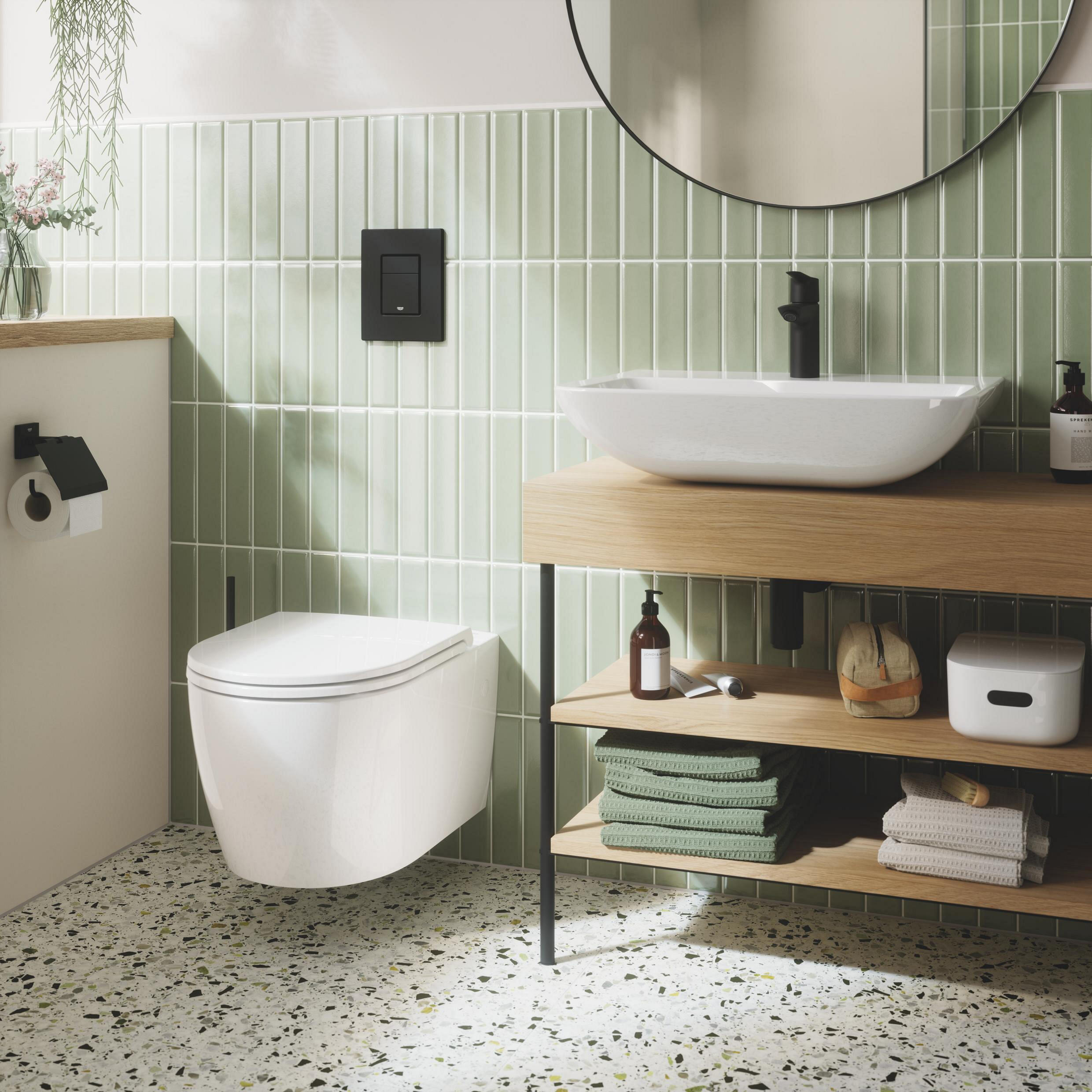 Mitigeur lavabo bec bas - Noir - Start M - 4