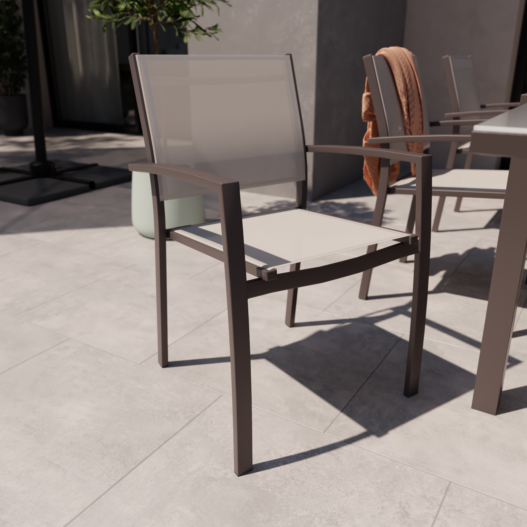 Fauteuil NATERIAL Lyra Beta moka - 2