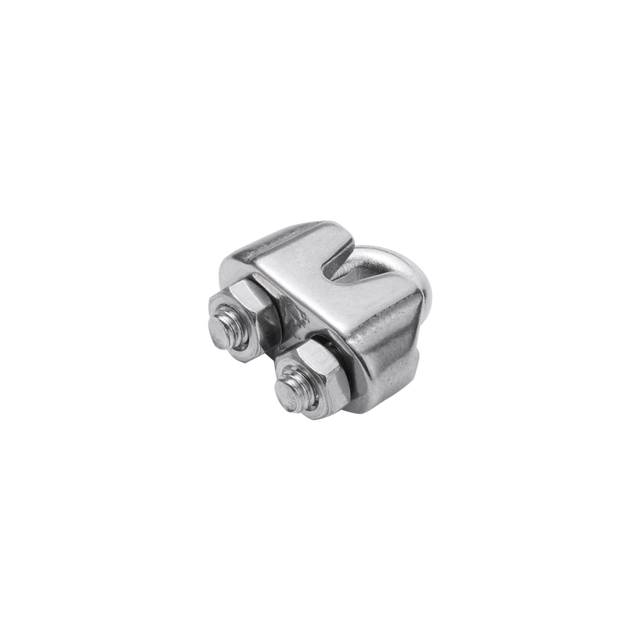 Lot de 10 serre-câbles rond inox A2 Diam.3-4 mm, STANDERS