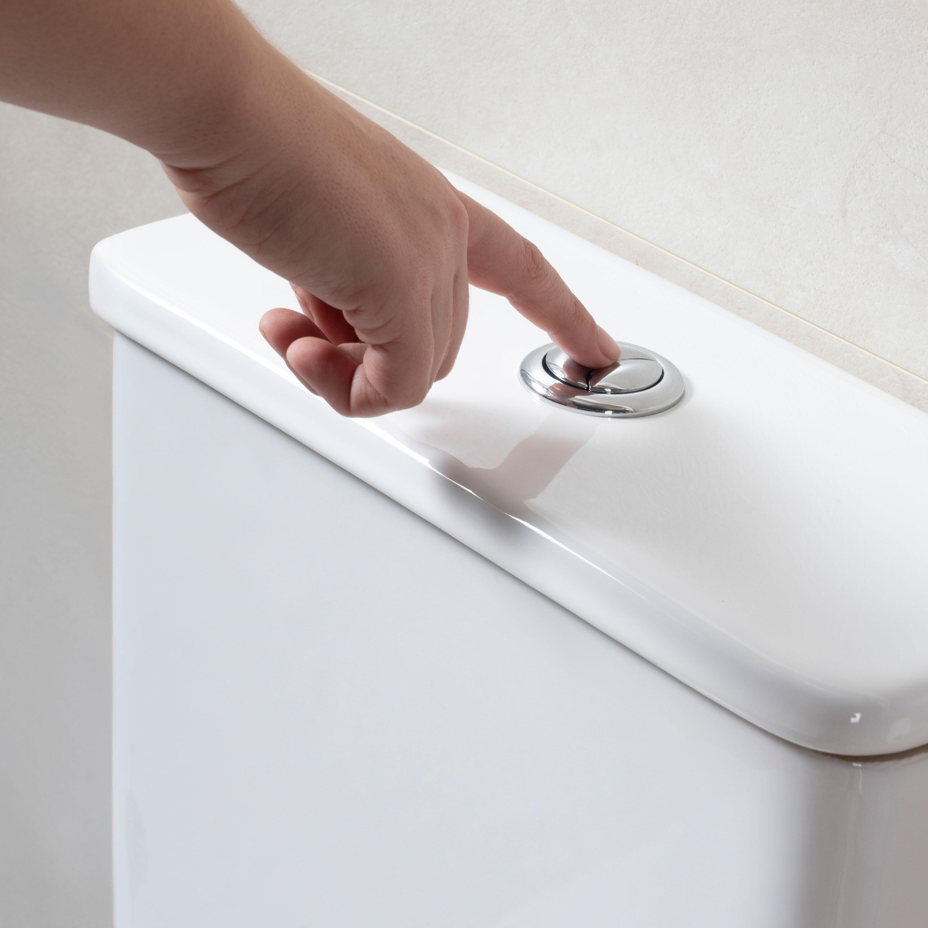 Sanita com com tanque e tampa branco Strohm Gloria - 4