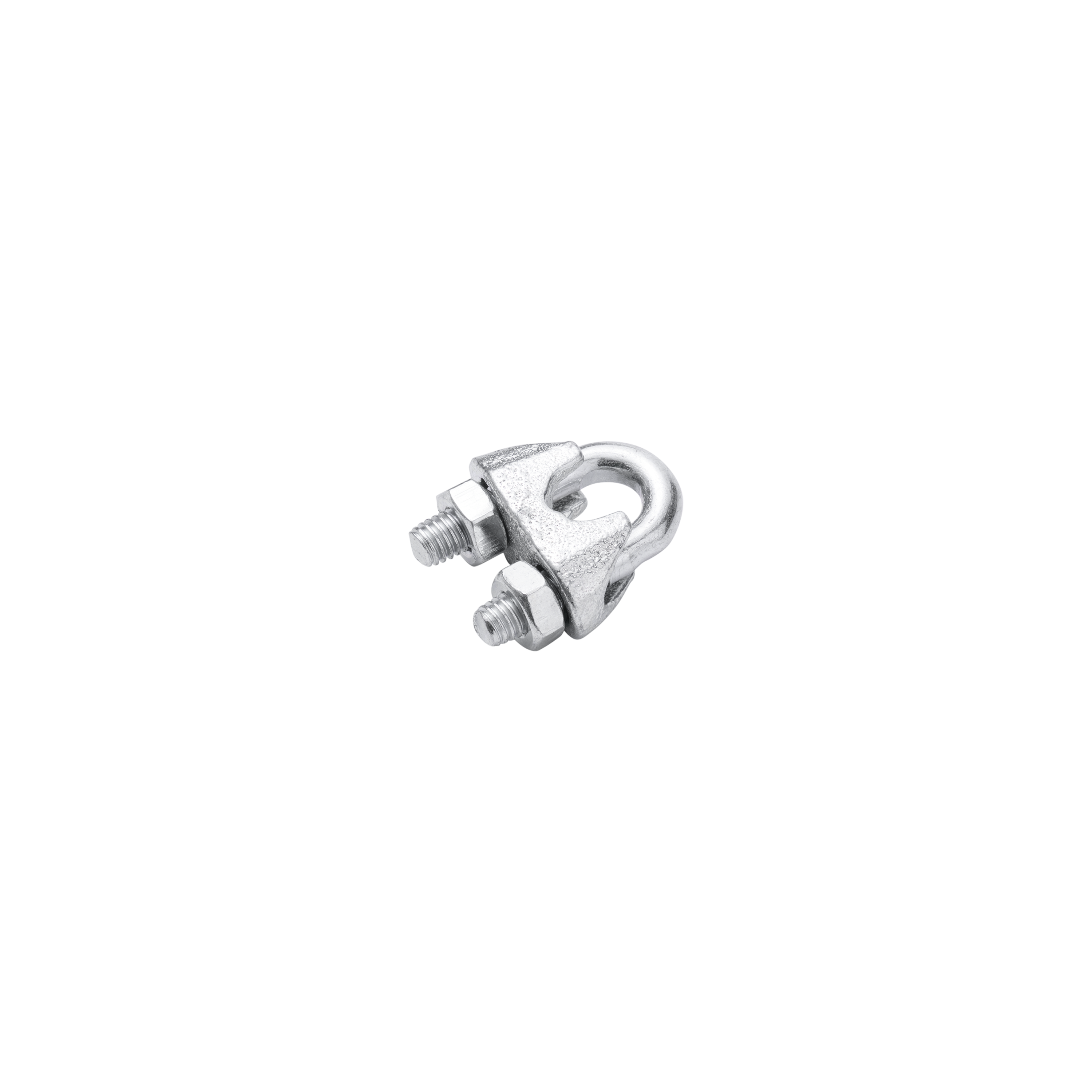 Lot De 2 Serre-câbles Plats Acier Zingué, 2 Boulons, STANDERS, Diam.3mm | Leroy Merlin