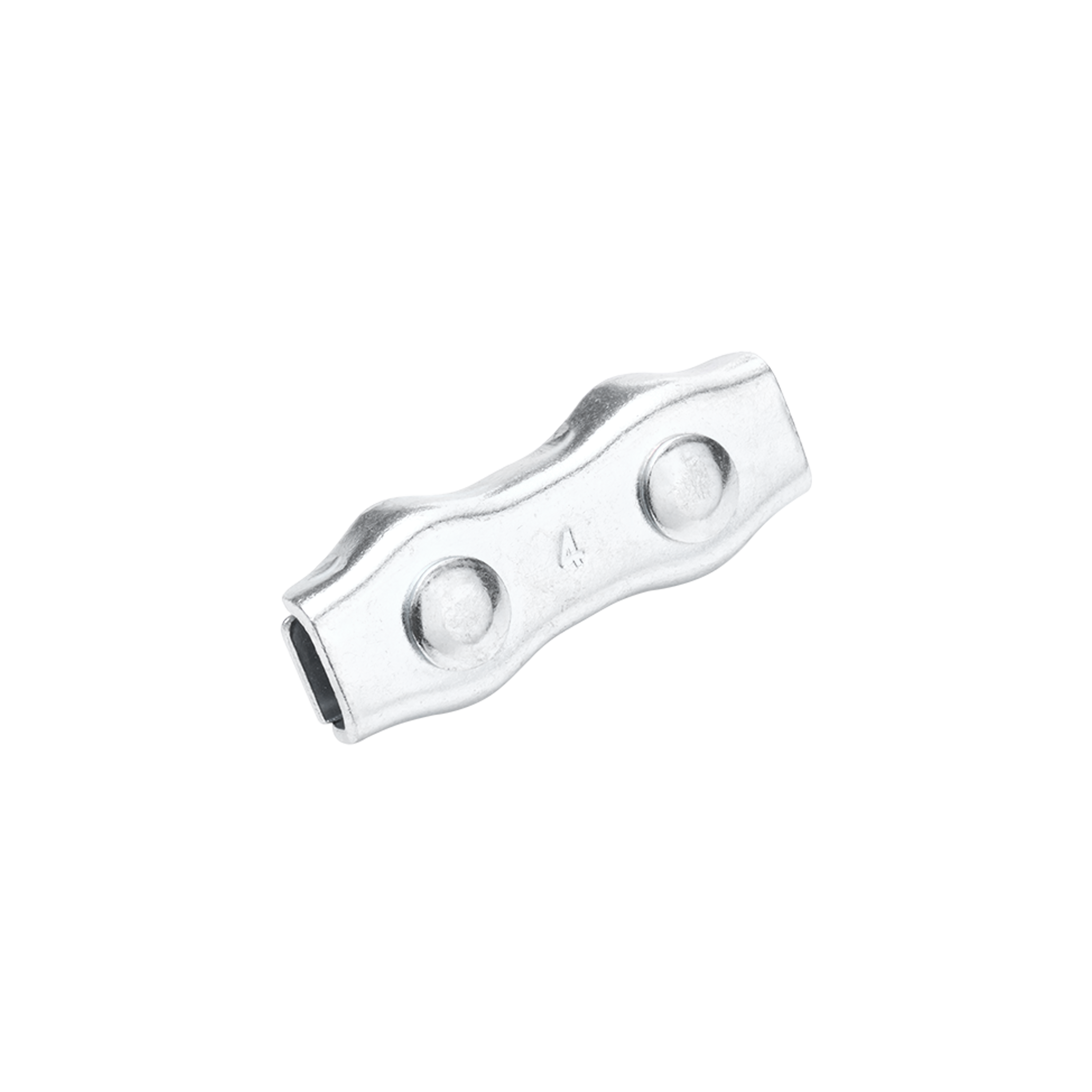 Zacisk z 2 śrubami do linki 4 mm 2 sztuki Standers