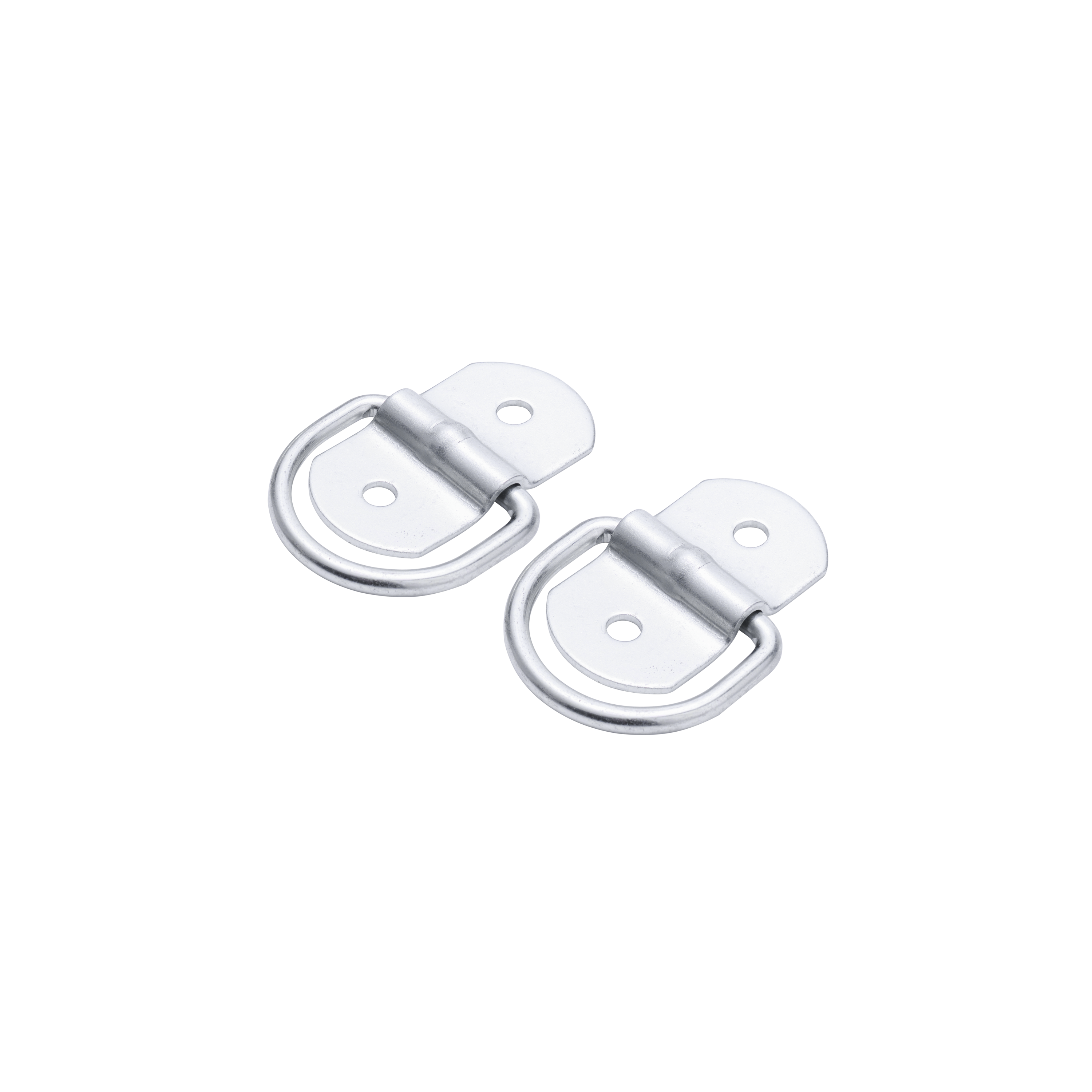 2 Supporti A Due Punti Per Cinghia Con Anello Di Fissaggio, In Metallo Nero, Rotazione 180°, Diametro 30mm