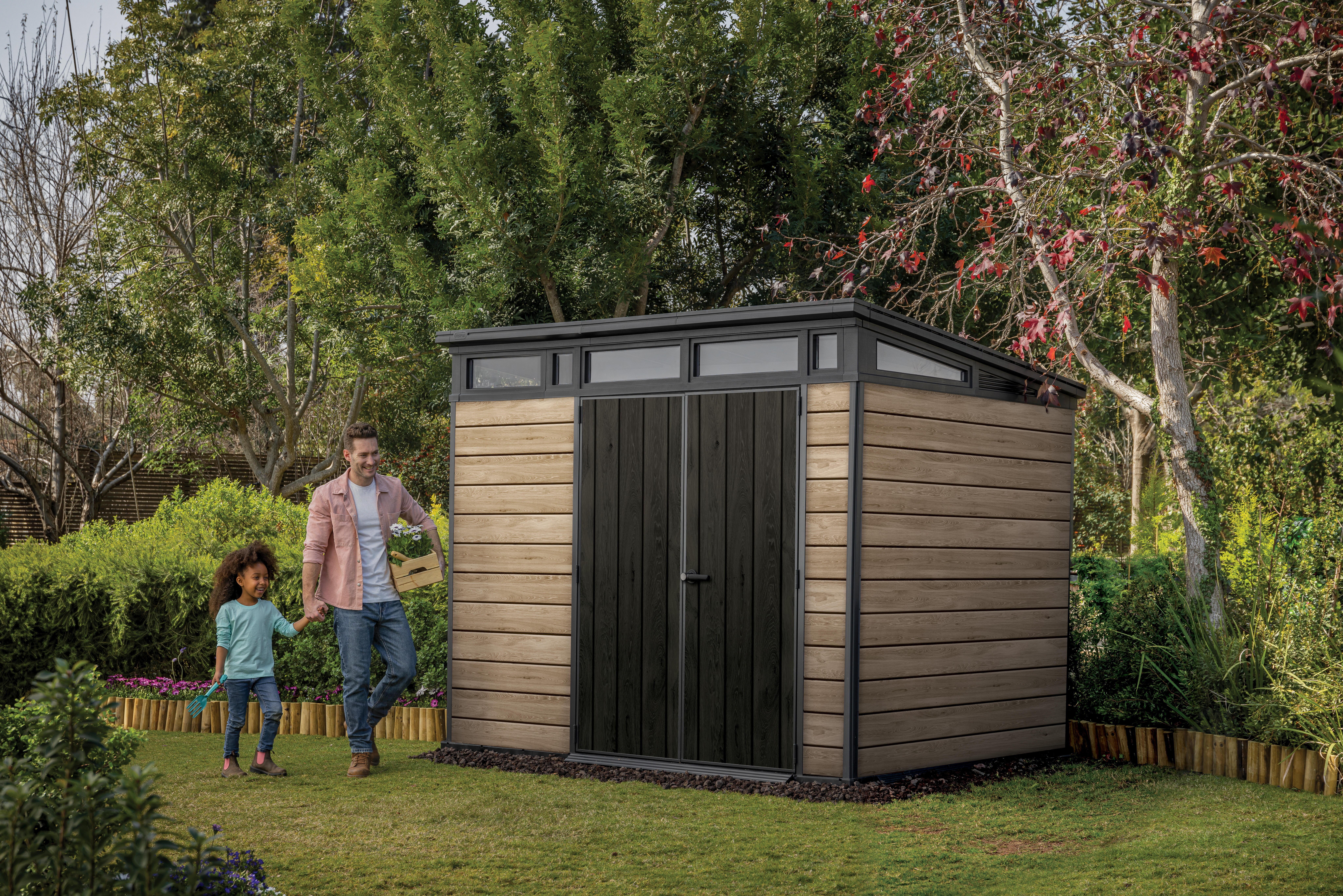 Abri de jardin résine KETER Signature Ep.20 mm, 6 m² - 2