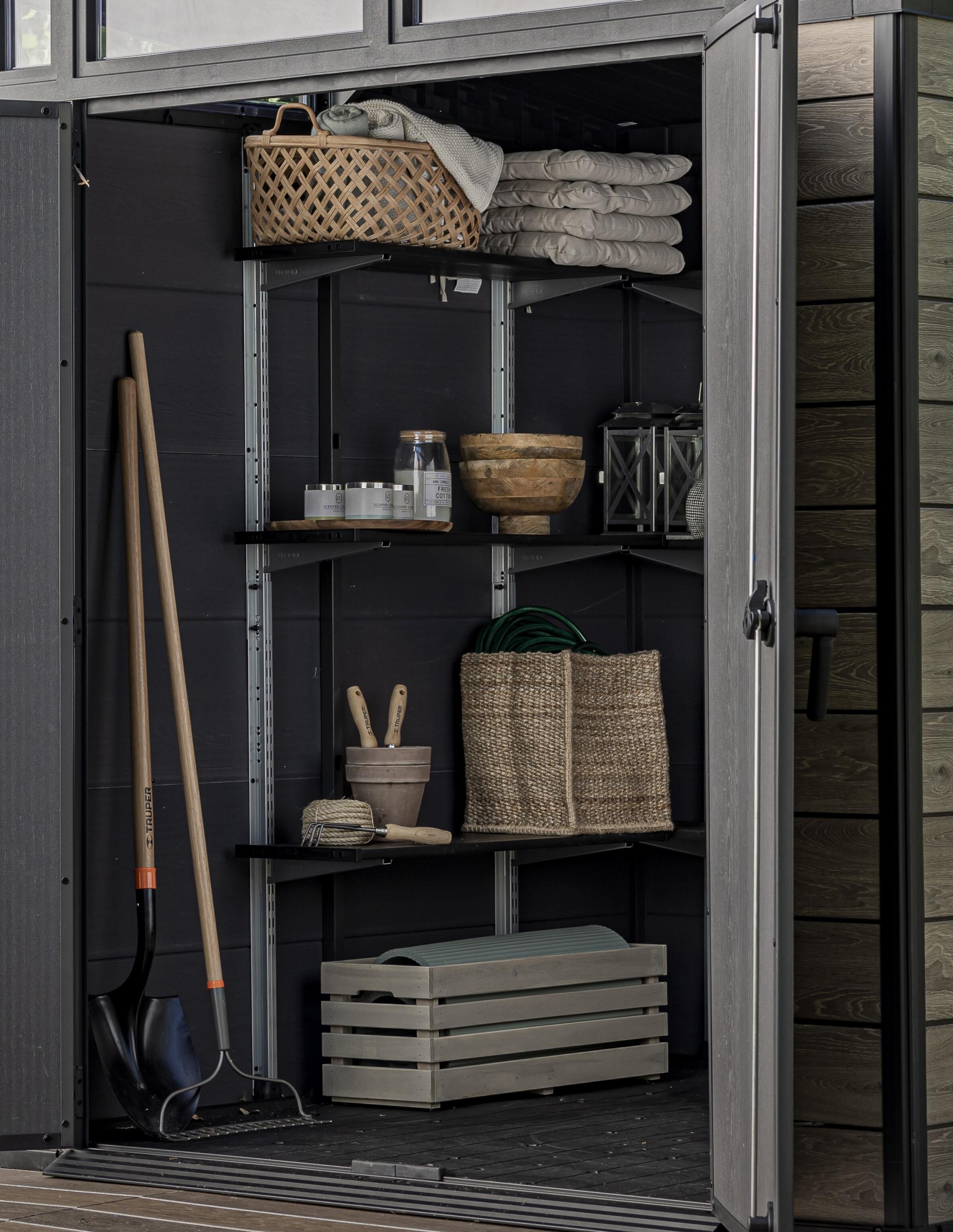 Abri de jardin résine KETER Signature Ep.20 mm, 6 m² - 4