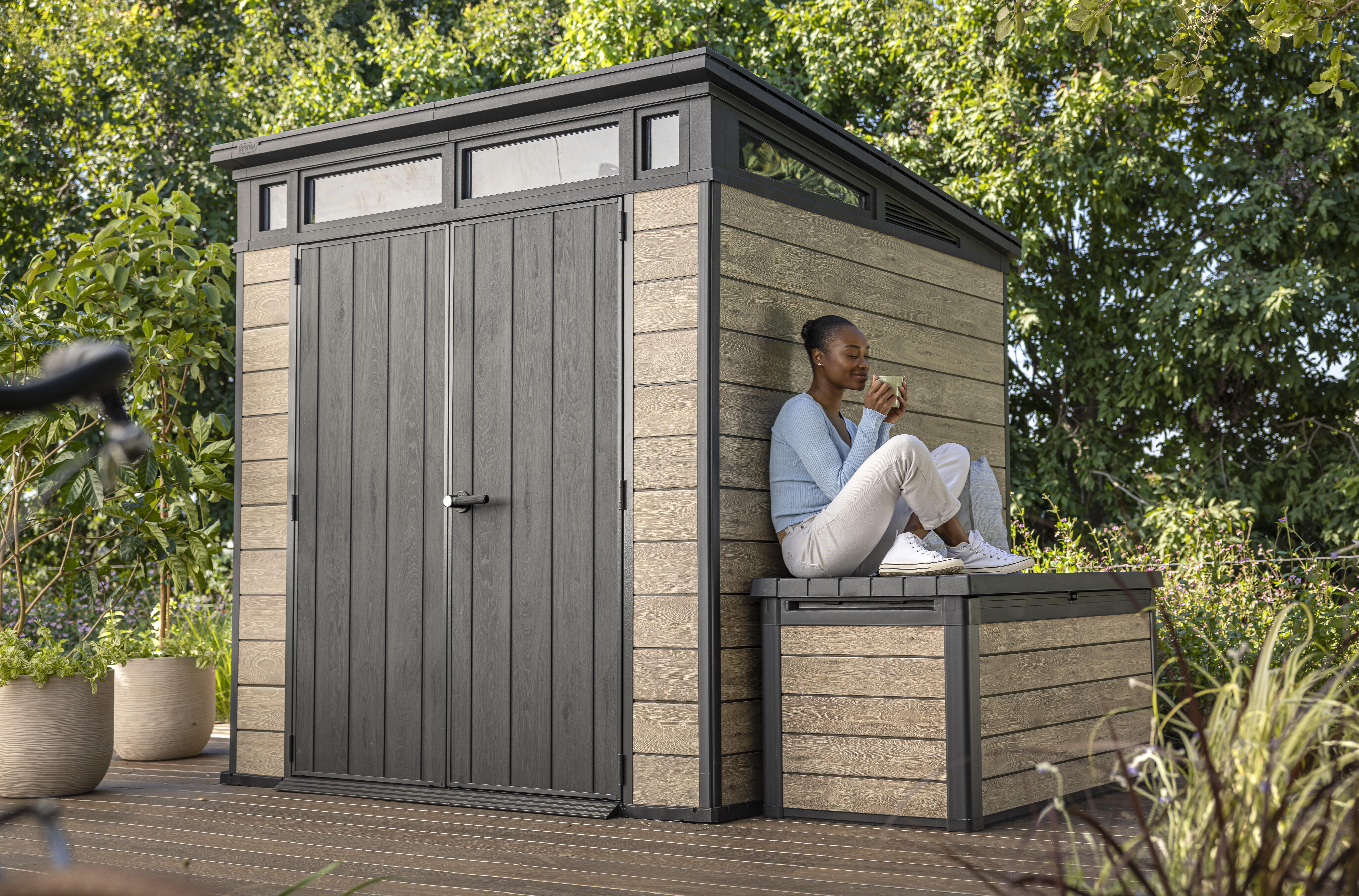 Abri de jardin résine KETER Signature Ep.20 mm, 4.7 m² - 3