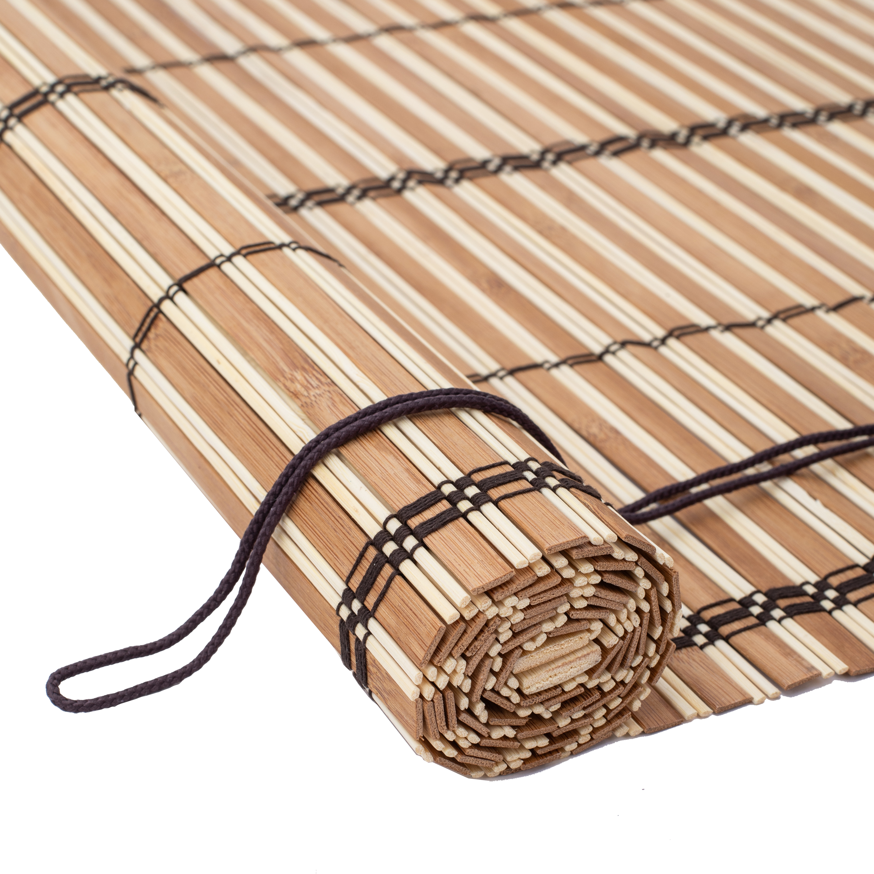 Store enrouleur tamisant Bambou izana extérieur naturel, l.80 x H.300 cm, INSPIR - 6