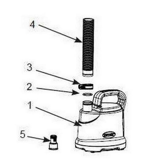 Pompe de piscine INTEX, 0.15 cv - 8