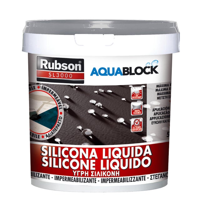 IMPERMEABILIZANTE SILICONE LÍQUIDO RUBSON SL3000 5KG CINZA