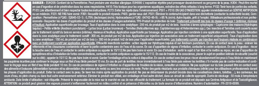 Traitement du bois meuble, parquet et boiserie V33 0.5 l - 4