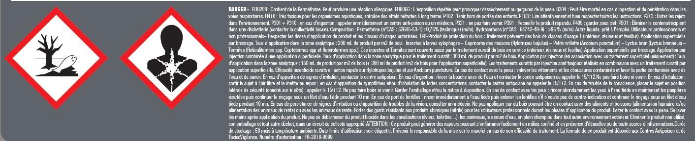 Traitement du bois meuble, parquet et boiserie V33 5 l - 4