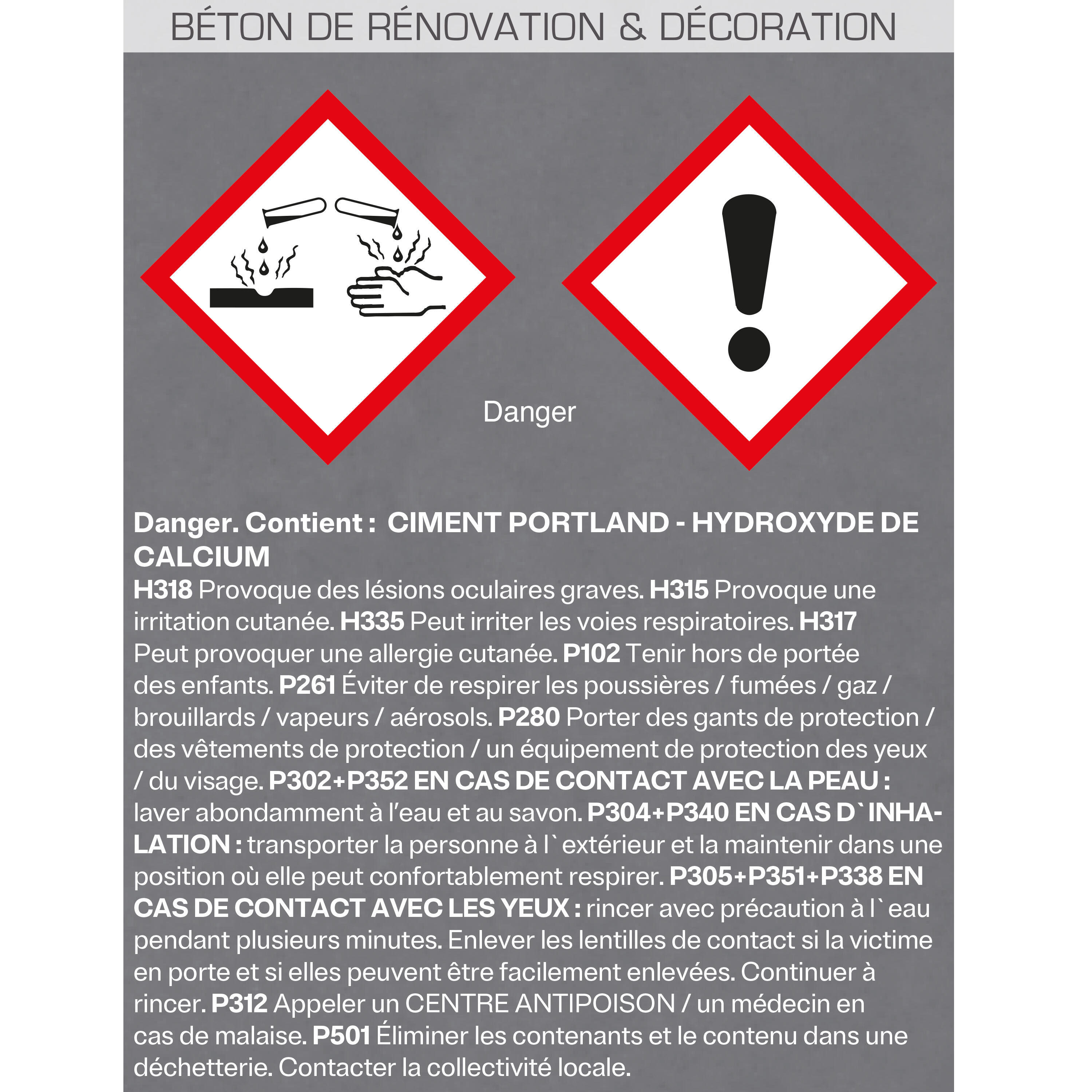 Enduit Béton RESINENCE, Argile 4kg - 7