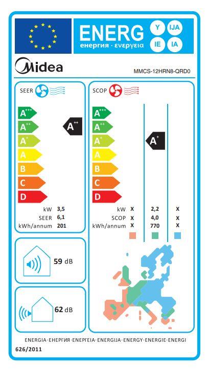 Climatiseur split mobile réversible, Portasplit, Midea par Optimea - 12