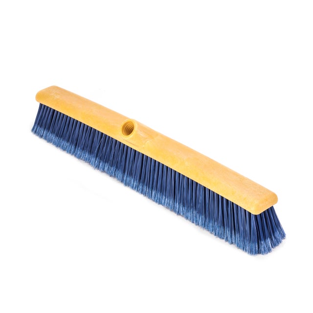 VASSOURA RECTA COM SUPORTE SEM CABO 60CM