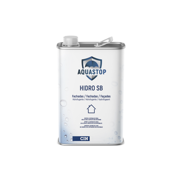 HIDROFUGANTE SOLVENTE FACHADAS AQUASTOP HIDRO SB CIN 1L