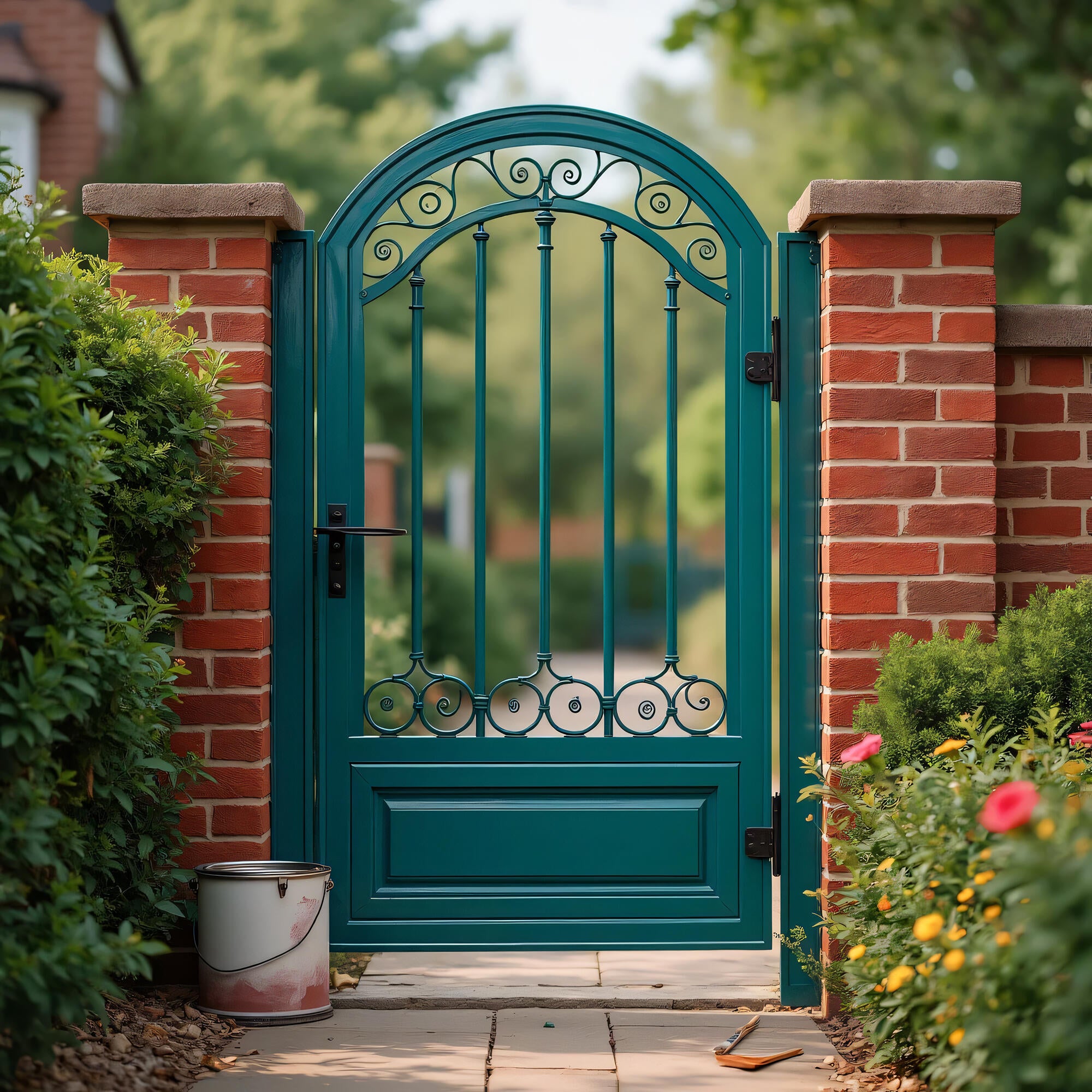 Pennellessa Murobianco 40 mm per vernice a base acqua e vernice a base solvente PENNELLI CINGHIALE - 4